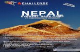 trek ad NEPAL - 4challenge.org · Pakistan, Indie, Nepal, Tybet i Bhutan. Od tysiącleci budzą zainteresowanie ludzi – mieszkańcy patrzą na nie z trwogą – wspinacze z błyskiem