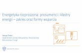Energetyka rozproszona: prosumenci i klastry energii ...pnec.org.pl/images/stories/2019/20191029/...4. Kraków/ 14.11.19 / AGH w ramach projektu Gospostrateg - seminarium (szczegółyjeszcze