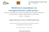 Mobilność zawodowa na - Euroregion TATRY · BAROMETR ZAWODÓW POWIATU STARÁ ĽUBOVŇA. Ogólne tendencje w mobilności Polaków • Mobilność przestrzenna Polaków w 2010r. zmniejszyła