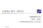計算機と暗号（第6回）teched.kyokyo-u.ac.jp/~htada/class/crypt/security2019-6.pdf2019/5/31 5 LANにおける通信 LANでは1本の線にすべての計算機がつながっている