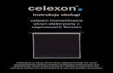celexon HomeCinema ekran elektryczny z napinaczami Tension · celexon HomeCinema ekran elektryczny z napinaczami Tension Dziękujemy za zakup ekranu ﬁ rmy celexon! Produkt ten został