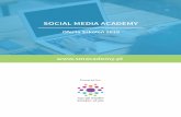 SOCIAL MEDIA ACADEMYszkoleniami w ramach Social Media Academy i ich merytorycznej strony. Social Media Academy – szkoleniowa usługa agencji Social Media London Style powstałej