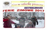 GAZETKA SZKOLNAzspig.pl/downloads/gazetkastyczen2017.pdf · NIETYPOWE ŚWIĘTA W STYCZNIU 10 stycznia – Dzień oszczędzania energii elektrycznej i gaszenia nie potrzebnych świateł