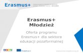 Młodzież - ERASMUS PLUS · –zapotrzebowanie na rynku pracy na osoby posiadające wysokie kwalifikacje zawodowe –rosnące bezrobocie. Strategiczne kierunki rozwoju Europa 2020