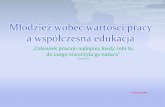 Młodzież wobec wartości pracy a współczesna edukacjaksztalceniezawodowe.bialystok.pl/pliki/Mlodziez... · Por. szerzej na ten temat: Eggert M., Doskonała kariera, Dom Wydawniczy