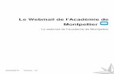 Le Webmail de l'Académie de Montpellier · Le webmail est un service en ligne, une application web, ce qui signifie que vous pouvez y accéder depuis n'importe quel ordinateur à