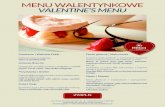 MENU WALENTYNKOWE VALENTINE’S MENU · Valentine flyer final.pdf - Adobe Acrobat Pro File Edit View Window Help 151% Old photos Search Tools... Create PDF Edit PDF Export PDF g:)
