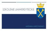 Szkolenie uniwersyteckie - Jagiellonian University...SZKOLENIE BHP Szkolenie w zakresie bezpieczeństwa i higieny pracy (BHP) jest jednym z wymogów zaliczenia pierwszego roku studiów.