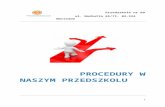 foto-slub.home.pl  · Web viewProcedura III - dotycząca zdrowych i bezpiecznych warunków przebywania dzieci w przedszkolu, w szczególności przyprowadzania dzieci zdrowych do