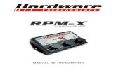 HARDWARE RPMX(1).pdf · 2015-03-06 · HARDWARE RPM X 1 Descrição do funcionamento Limitador de Rotações: O RPM X tem dois estágios de corte, configuráveis para 4, 6 ou 8 cilindros,