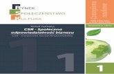 CSR - Społeczna odpowiedzialność biznesukwartalnikrsk.pl/assets/rsk-1-01-2012-csr... · Forum Odpowiedzialnego Biznesu, Zespół ds. społecznej odpowiedzialności przedsiębiorstw,
