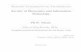 Warsaw University of Technology · Warsaw University of Technology Faculty of Electronics and Information Technology Ph.D. Thesis Marcin Chochowski, M.Sc. Template protection mechanisms
