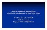 Günl ük Ya şamda Yapay Zeka (Artificial Intelligence In ...yzgrafik.ege.edu.tr/~ugur/10_11_Fall/AI/AI_2009_DERS_1.pdf · yetenek. Sadece kitaplardan öğrenme, dar bir akademik