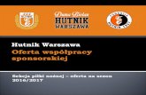 Prezentacja programu PowerPoint · 1957 roku – utworzono koło sportowe Hutnik; 1965 rok – pierwszy awans do III ligi, zmiana nazwy z HKS Warszawa na HKS Hutnik Warszawa; 1983