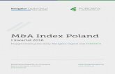 M&A Index Poland - FORDATA · 2018-09-06 · TotalMoney.pl Grupa Wirtualna Polska - ok. 15 mln (18 marca) Największa polska grupa zajmująca się hurtową dystrybucją w branży