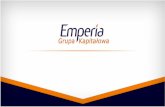 Zastrzeżenia prawne - Emperiaemperia.pl/pci_admin/uploaded/files/filesemp/Prezentacja inwestors… · Niniejsza prezentacja nie jest przeznaczona do dystrybucji ani nie stanowi oferty