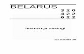 BELARUS · Belarus-320/422/622. Operating manual . Section А. Introduction А5 - włącz / uruchom - WOM włączony napędowej - stopniowa regulacja - napęd przedniej osi - opuszczanie