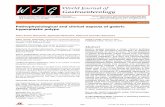 Pathophysiological and clinical aspects of gastric hyperplastic … · 2017-04-28 · excessive proliferation of foveolar cells (mucin producing epithelial cells lining the gastric
