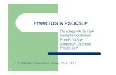 FreeRTOS w PSOC5LP - Politechnika Gdańskabpa/pusoc/freertos/FreeRTOSwPSOC5LP.pdf · FreeRTOS w PSOC5LP Do czego służy i jak zaimplementować FreeRTOS w układach Cypress PSoC 5LP