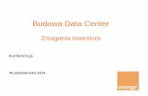 Budowa Data Centerdatacentertrends.pl/2017/pdfik/Prezentacja1.pdf · 1 świadczenie usług end-to-end wsparcie i unikalne dedykowane 2 rozwiązania jedna z największych grup kapitałowych
