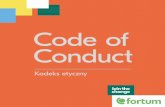 Code of Conduct - Fortum...w Waszych zespołach. Dziękuję. Pekka Lundmark Prezes Zarządu i CEO. 5 ... międzynarodowych, którym podlega działalność Fortum oraz jego pracownicy.