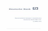 Home – Deutsche Bank · wymogów kapita\owych z tytu\u ryzyka kredytowego. W rezultacie wprowadzenia metody standardowej, w odniesieniu do ryzyka kredytowego, wspólczynnik wyptacalnošci