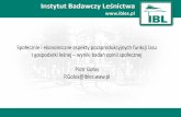 Prezentacja programu PowerPoint · 2018-10-22 · Krościenko (nr 11-13) Mean WTP in Krościenko Forest District (No. 11-13) Średnia WTP Lasy Beskidu Śląskiego (nr 14-16) Mean