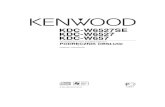 KDC-W6527SE KDC-W6527 KDC-W657 - KENWOODmanual.kenwood.com/files/B64-2883-00_Po.pdf · 2010-09-17 · Nie polecane podłączenie może spowodować uszkodzenie. Ustawianie przełącznika