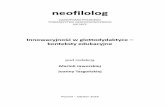 neofilologpoltowneo.org/images/neofilolog/Neofilolog_50_2.pdf · też obszarów, takich jak: pedagogika, akwizycja języka czy lingwistyka tekstu. Niezwykle istotne znaczenie mają