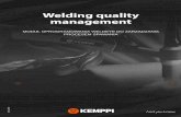 Welding quality management - Kemppi · dokumentami związanymi ze spawaniem w ramach jednego rozwiązania. Z oprogramowaniem WeldEye wydajne zarządzanie dokumentacją staje się
