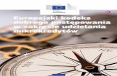 PL Europejski kodeks dobrego postępowania w zakresie … · 2019-10-16 · kredytowe, organizacje charytatywne, organizacje pozarządowe i inne. W rezultacie praktyki w zakresie