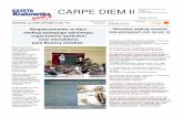 CARPE DIEM II - Junior Media · Bezpieczeństwo w sieci według pedagoga szkolnego, organizatora spektaklu oraz warsztatów, pani Bożeny Chlebek Wszyscy uczniowie Publicznego Gimnazjum