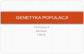 GENETYKA POPULACJIkgohz.sggw.pl/wp-content/uploads/2015/10/GENETYKA... · Ad. Ćwiczenia 1 Liczba możliwych genotypów w locus wieloallelicznym Geny sprzężone z płcią Prawo Hardy’ego-Weinberga