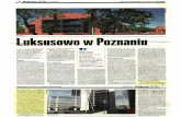 Ataner Poznań - artykul 1 · 2018-08-28 · Z raportu Luxury Realty Map wy- nika, že w Polsce w 2017 r. do nowych nabywców trafilo niemal tys. nie- ruchomošci luksusowych i pœmium,