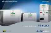 LSLV H100 K 161229 - LS ELECTRIC Co., Ltd · 2017-01-11 · LSLV 5.5~18.5kW 3phase 200V 5.5~90kW 3phase 400V HVAC드라이브 H100