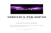 SIBELIUS PIKAOPASweb.uniarts.fi/tvt/resources/Sibelius7.5-161115.pdf · Otto Romanowski: Sibelius 7.5 pikaopas, versio 2016-11-15 2/41 Oppaan perusosa Oppaassa käytettyjä ilmaisuja