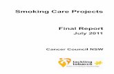 NSW Smoking Care Project Final report 14 July 2011...2 " " ˙ ˙ " F ! ˙ ˙" ˘ ( ˝ /* ˜! ˜˙ & + 'ˆ ˙ ˇ' .ˇ ' ' + ! ! ˜& ! ' ˛ +˜(ˆ! 0" '˛ & '˜&˛ ˜ &˙ !ˇˇ.˛ &01