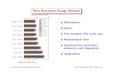 Non-Standard Gauge Bosonspgl/talks/newgauge_pgl.pdf · 2013-02-19 · Non-Standard Gauge Bosons Discovery Reach (GeV) 10 3 10 4 E6 Model - c E6 Model - y E6 Model - h LR Symmetric