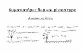 Κμαισήρες flap και piston typearion.naval.ntua.gr/~hydro/ErgasiaTsevas.pdf · 2016-12-06 · • Για x=2h→ e−(π∗ 2h h)=0,0019 • Για x=3h→ e−(π∗ 3h
