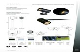 ATARA - SmartLight · ATARA Oprawy ścienne elewacyjne/Wall Flood Landscape light F IP67 LED F Part no LED Colour Soczewka/Beam Napięcie/Voltage Moc/Power Lumen SL-OW-AT-WW 1x10W