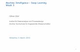 Machine Intelligence:: Deep Learning Week 3oduerr/docs/lecture03.pdf · • Overview of googleml learning cloud for deep learning ... epoch being finished ... – Step functions are