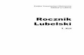 Rocznik Lubelskiroczniklubelski.umcs.lublin.pl/.../2011/02/Rocznik_2016.pdf · 2017-04-07 · “Informator Akademicki” – the Magazine of Students’ Strike at the Lublin Polytechnic