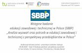 Wstępne badanie...2020/06/30  · – Rozwój i ulepszaniesystemu kształcenia dualnego w Polsce – Analiza zapotrzebowania na kwalifikacje z perspektywy rynku pracy – Transfer