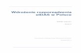 Wdrożenie rozporządzenia eIDAS w Polsce - Internet … · postaci elektronicznej oraz środków komunikacji elektronicznej i informatycznych nośników danych.....31 Rozporządzenie
