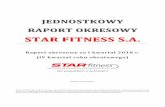 STAR FITNESS S.A....STAR FITNESS S.A. z siedzibą w Poznaniu dostarcza kompleksowych rozwiązań dla branży fitness. Spółka powstała w 2006 r. pod nazwą Haberq Sp. z o.o., jako