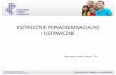 KSZTAŁCENIE PONADGIMNAZJALNE I USTAWICZNErybarzowice.pl/wp-content/uploads/2013/04/Ksztalcenie... · 2018-10-26 · murarz-tynkarz B18 (K1) Wykonywanie robót murarskich i tynkarskich