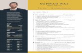 KONRAD RAJkonradraj.pl/wp-content/uploads/2019/05/KonradRaj_CVPortfolio.pdf · Wyrażam zgodę na przetwarzanie moich danych osobowych dla potrzeb niezbędnych do realizacji procesu