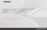 Podręcznik użytkownika monitora LCDaoc-pim.s3.amazonaws.com/Public/AOC/Product...Aby zapewnić optymalną widoczność, patrz na pełną powierzchnię ekranu, a następnie ustaw