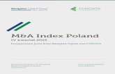 M&A Index Poland - Navigator Capital Group · 2016-05-31 · Ostatni kwartał 2015 roku na rynku fuzji i przejęć w Polsce był równie intensywny, jak cały rok. W 4Q 2015 odnotowano