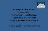 Praktyka zawodowa klasa III hd Technikum Hotelarstwaiwaszkiewicz.edu.pl/dokumenty/Prezentacja zbiorcza IIIHD.pdfPrezentacja opracowana na podstawie prezentacji uczniów klasy III hd